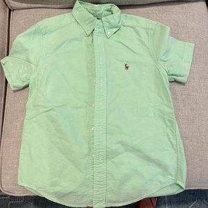 Boys Short Sleeve Button Down Dress Shirt